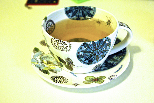patterned teacup