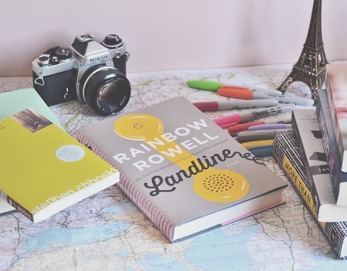 rainbow rowell book maps photo